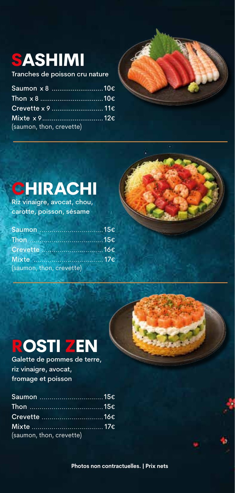 Maki (6 pièces) et Sushi (2 pièces)